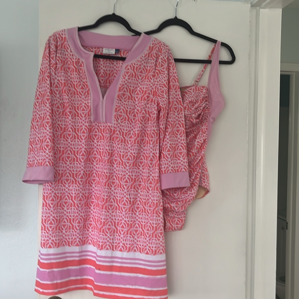 Cabana bay bathing suit with cover up dress